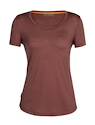 Ženska majica Icebreaker  Sphere II SS Scoop Tee Grape  XL