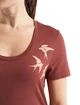 Ženska majica Icebreaker  Tech Lite II SS Scoop Tee Shapes Grape