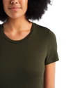 Ženska majica Icebreaker  Tech Lite II SS Tee Loden
