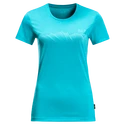 Ženska majica Jack Wolfskin  Crosstrail Graphic T Dark Aqua