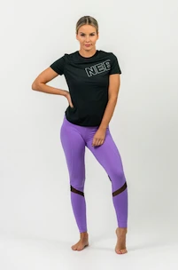 Ženska majica Nebbia  FIT Activewear Functional T-shirt with Short Sleeves black  XS