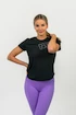 Ženska majica Nebbia  FIT Activewear Functional T-shirt with Short Sleeves black  XS