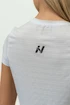 Ženska majica Nebbia  FIT Activewear T-Shirt “Airy” with Reflective Logo 438 white