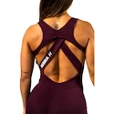 Ženska majica Nebbia STRONG BEAUTY Body-Enhancing Workout Jumpsuit 427 dark red