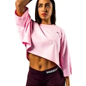 Ženska majica Nebbia STRONG BEAUTY Oversized Cropped Tee JUST FLOW 431 pink