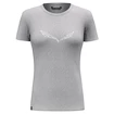 Ženska majica Salewa  Solidlogo Dri-release Heather grey