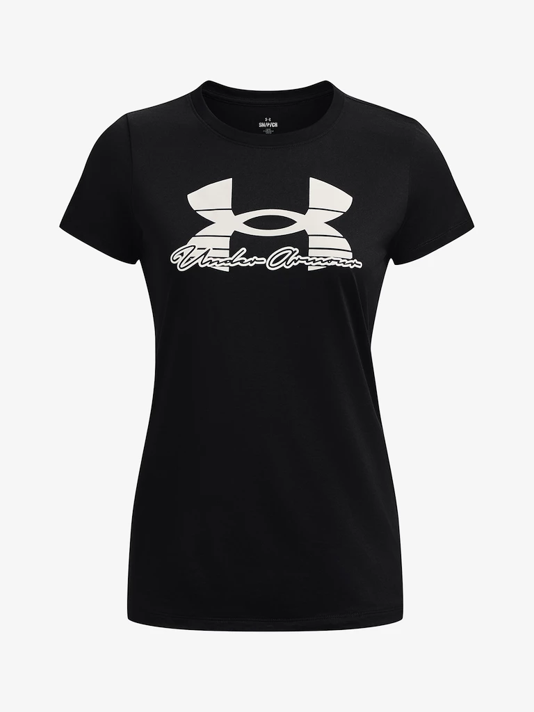 Ženska majica Under Armour  Tech Solid Script SSC-BLK