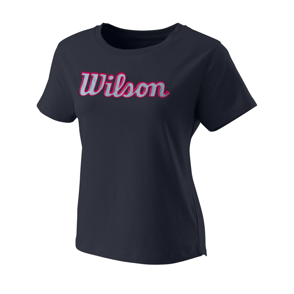 Ženska majica Wilson  Script Eco Cotton Tee W India Ink   M