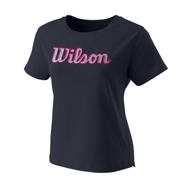 Ženska majica Wilson  Script Eco Cotton Tee W India Ink   M