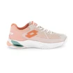 Ženska obutev za tenis Lotto Mirage 100 II SPD W White/Melon Orange