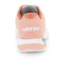 Ženska obutev za tenis Lotto Mirage 100 II SPD W White/Melon Orange