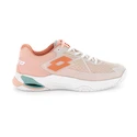 Ženska obutev za tenis Lotto Mirage 100 II SPD W White/Melon Orange
