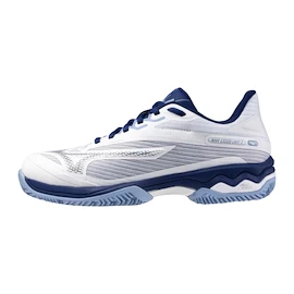 Ženska obutev za tenis Mizuno Wave Exceed Light 2 W White/Bellwether Blue