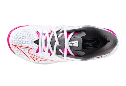 Ženska obutev za tenis Mizuno Wave Exceed TOUR 6 CC White/Radiant Red/Quiet Shade