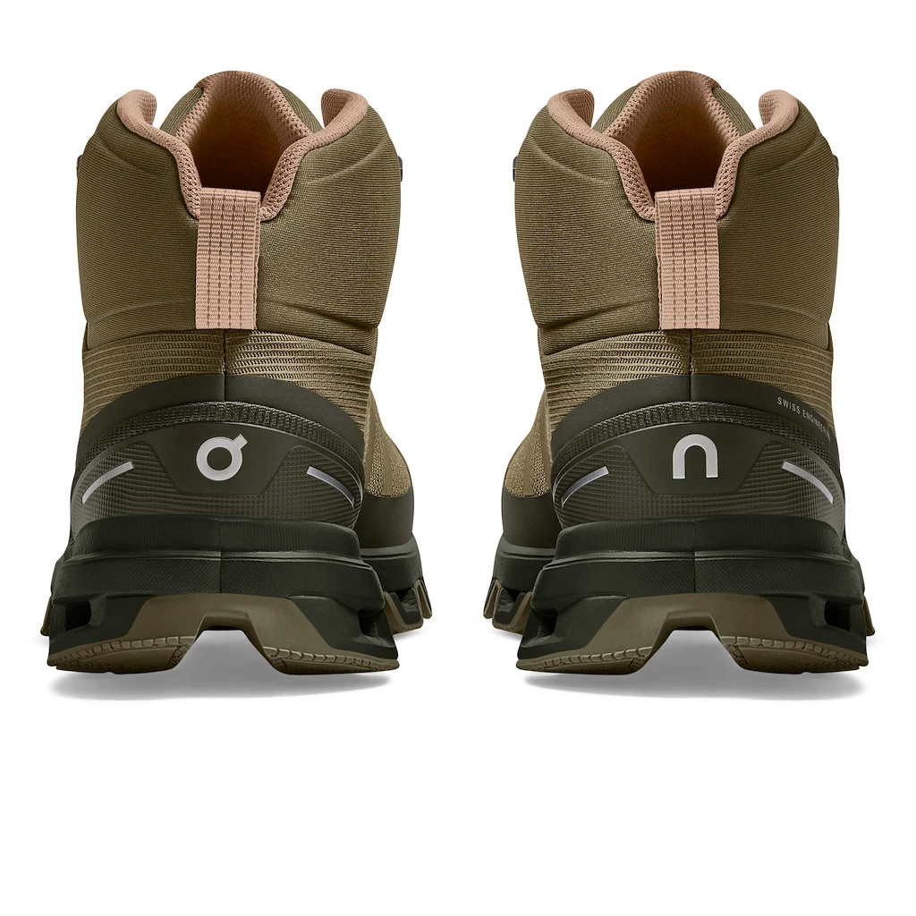 Ženska obutev za uporabo na prostem On Cloudrock Waterproof Olive/Reed