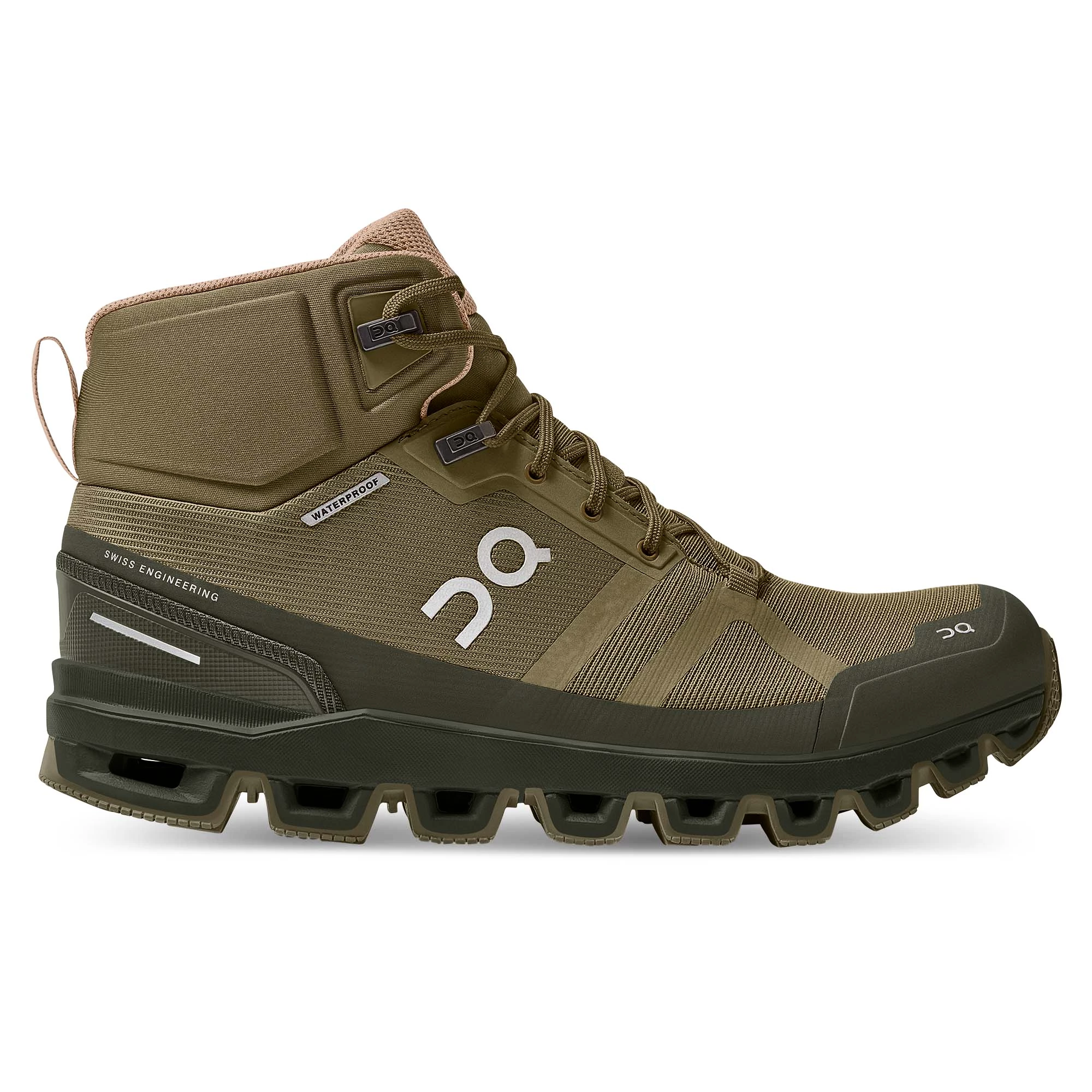 Ženska obutev za uporabo na prostem On Cloudrock Waterproof Olive/Reed