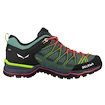 Ženska obutev za uporabo na prostem Salewa WS MTN Trainer Lite GTX Feld Green/Fluo Coral