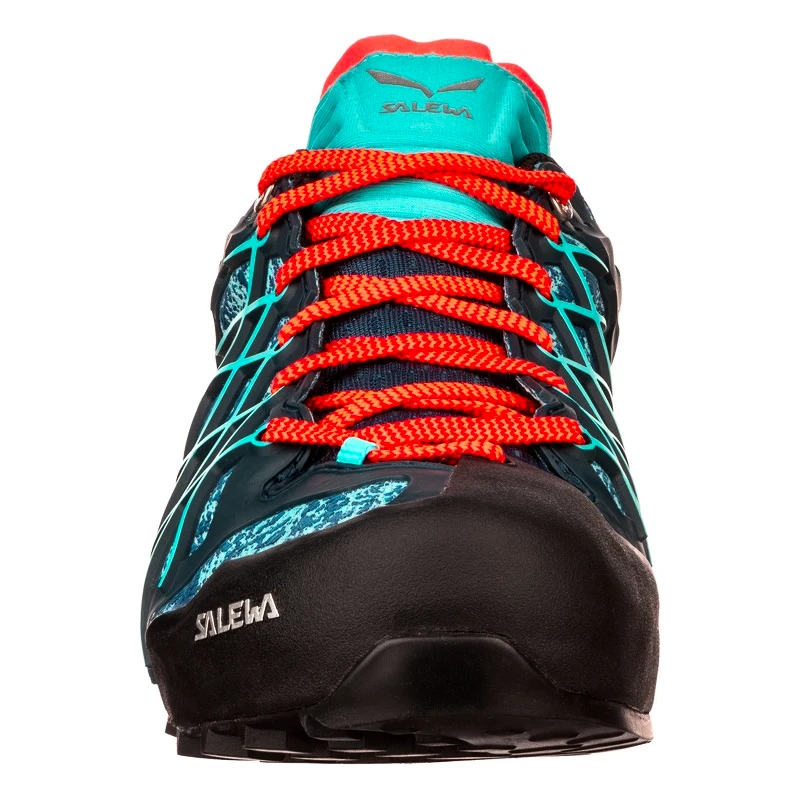 Ženska obutev za uporabo na prostem Salewa WS Wildfire GTX Blue Poseidon/Capri  UK 6,5