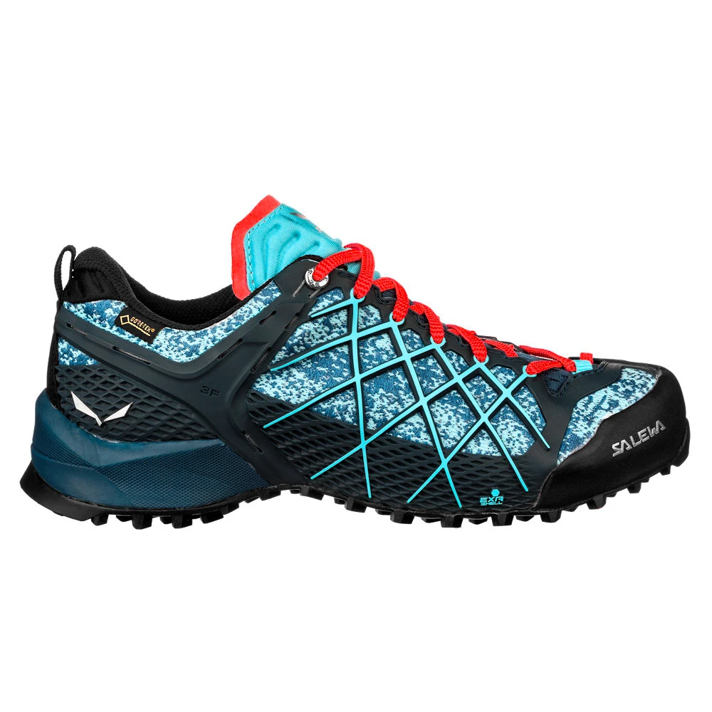 Ženska obutev za uporabo na prostem Salewa WS Wildfire GTX Blue Poseidon/Capri  UK 6,5