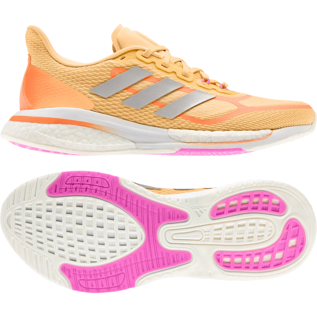 Ženska tekaška obutev adidas + orange