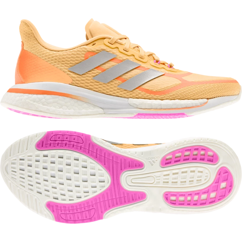 Ženska tekaška obutev adidas + orange