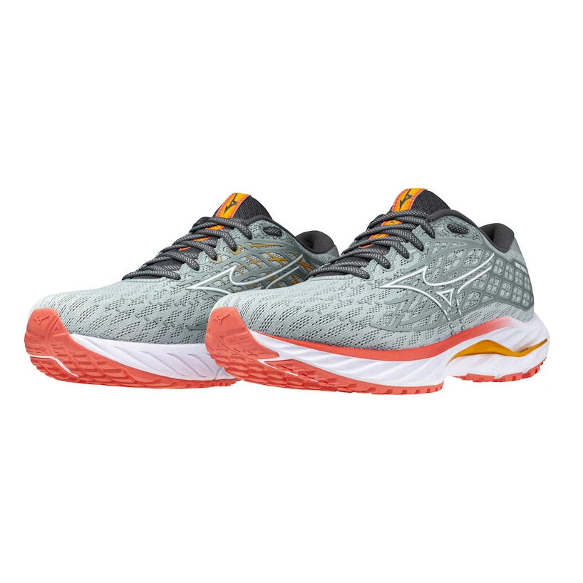 Ženska tekaška obutev Mizuno 20 Gray Mist/White/Dubarry
