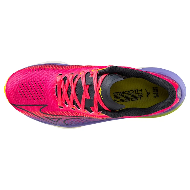 Ženska tekaška obutev Mizuno Pro High-Vis Pink/Ombre Blue/Purple Punch