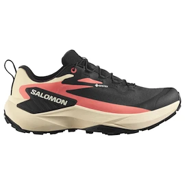 Ženska tekaška obutev Salomon Genesis Gore-Tex Black/Tender Peach/Fusion Coral