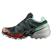 Ženska tekaška obutev Salomon Speedcross 6 Gore-Tex Black/Electric Green/Cherry Tomato