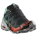 Ženska tekaška obutev Salomon Speedcross 6 Gore-Tex Black/Electric Green/Cherry Tomato