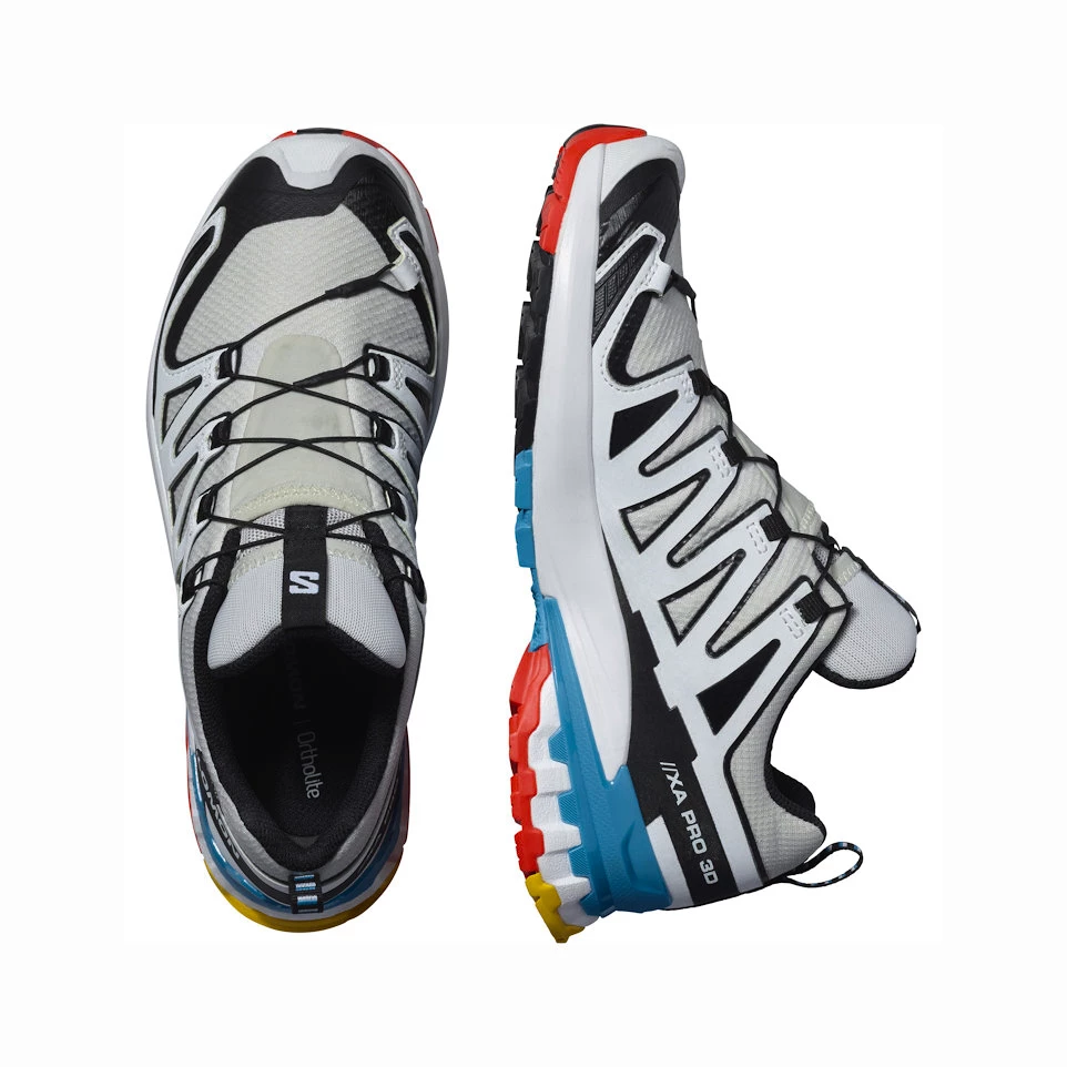 Ženska tekaška obutev Salomon V9 GTX W LunarRock/White/Black