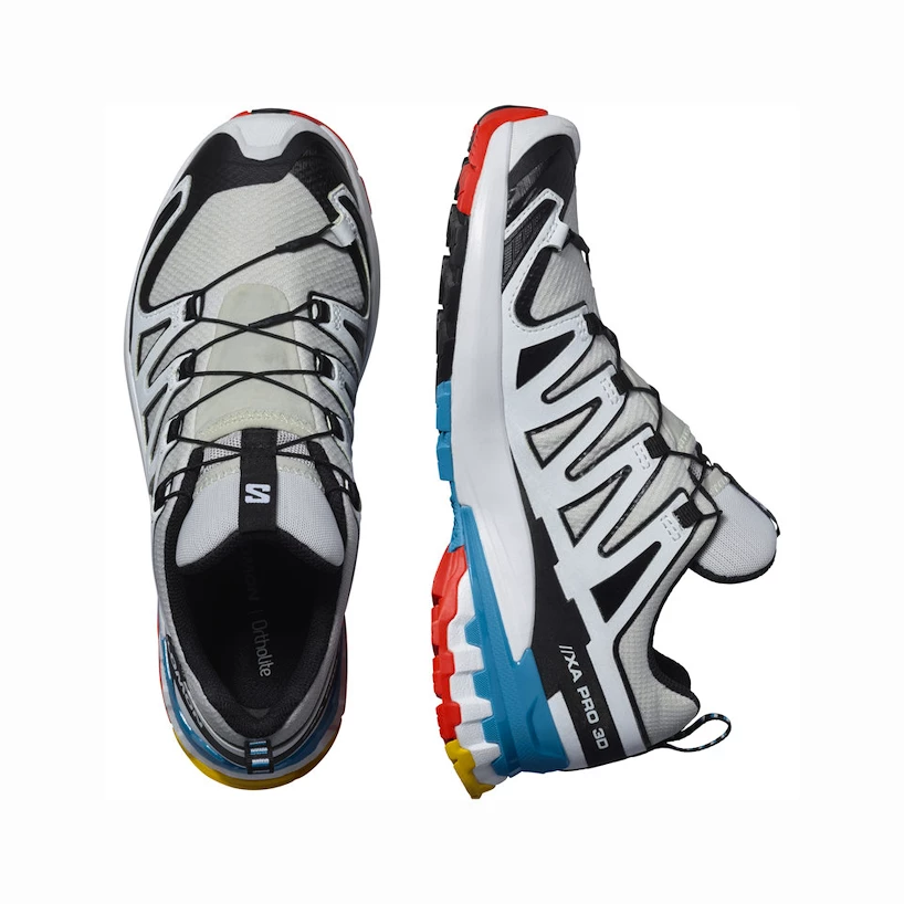 Ženska tekaška obutev Salomon V9 GTX W LunarRock/White/Black