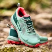 Ženska tekaška obutev Scott Supertrac 3 GTX Frost Green/Coral Pink