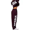 Ženska trenirka Nebbia Loose-Fit Baggy Pants BOYFRIEND STYLE 432 dark red