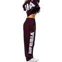 Ženska trenirka Nebbia Loose-Fit Baggy Pants BOYFRIEND STYLE 432 dark red