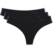 Ženske hlače Under Armour  PS Thong 3Pack Black  XS