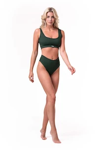 Ženske kopalke Nebbia  Miami sporty bikini - top 554 dark green