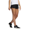 Ženske kratke hlače adidas  Pacer 3-Stripes Woven Heather Shorts Black
