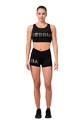Ženske kratke hlače Nebbia Intense Gold Print 828 black