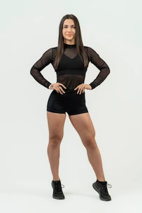 Ženske kratke hlače Nebbia Intense Women's Compression High Waist Shorts Leg Day 832 Black M