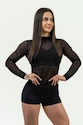 Ženske kratke hlače Nebbia Intense Women's Compression High Waist Shorts Leg Day 832 Black M