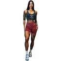 Ženske kratke hlače Nebbia NEBBIA x OLYMPIA Washed High Waisted Leggings Shorts HERITAGE 780 red