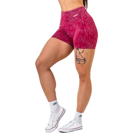 Ženske kratke hlače Nebbia NEBBIA x OLYMPIA Washed High Waisted Leggings Shorts HERITAGE 780 red