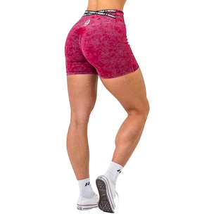 Ženske kratke hlače Nebbia NEBBIA x OLYMPIA Washed High Waisted Leggings Shorts HERITAGE 780 red