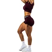 Ženske kratke hlače Nebbia STRONG BEAUTY Lace-Up Sculpting Shorts OWN YOUR POWER 429 dark red