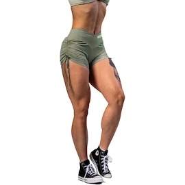 Ženske kratke hlače Nebbia STRONG BEAUTY Lace-Up Sculpting Shorts OWN YOUR POWER 429 light green