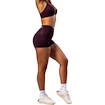 Ženske kratke hlače Nebbia STRONG BEAUTY V-shaping Belt Shorts 428 dark red
