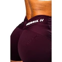 Ženske kratke hlače Nebbia STRONG BEAUTY V-shaping Belt Shorts 428 dark red