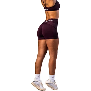 Ženske kratke hlače Nebbia STRONG BEAUTY V-shaping Belt Shorts 428 dark red