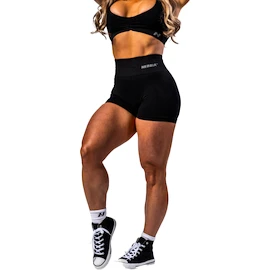 Ženske kratke hlače Nebbia TOTALLY SEAMLESS High Waisted Push-Up Shorts 304 black